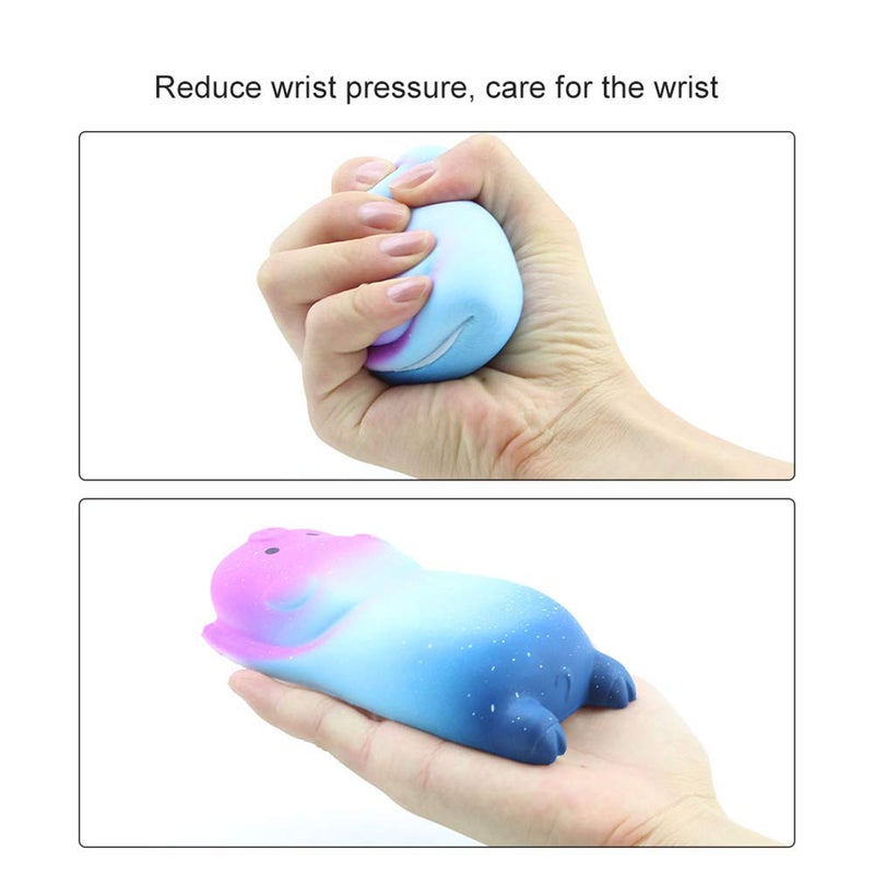 Sunffice Small Wrist Rest Mouse Pad, Mini Cute Ergonomic Mousepad Memory Foam Design Pig Shape Wrist Support Pillow Rest Cushion Mat for Office Computer Laptop,Comfortable and Pain Relief(Starry Sky) - Image 4